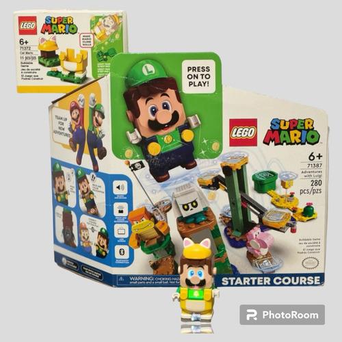 Pack Lego: Starter Kit Luigi + Cat Suit Power Up