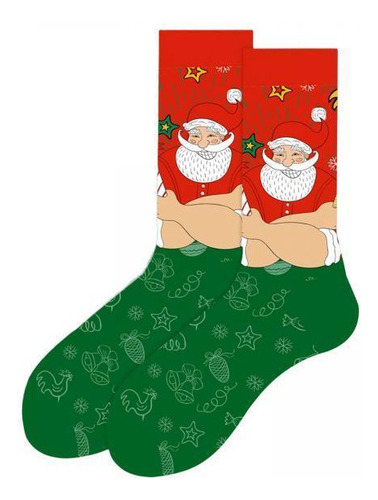 Calcetines Largos De Algodón For Navidad, 5 Unidades, Paque