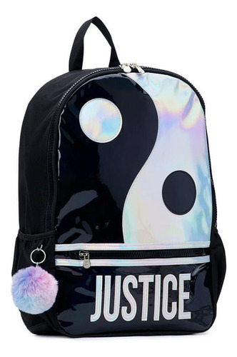 Bolso Morral Justice Sequin Blue Black Niñas Originales