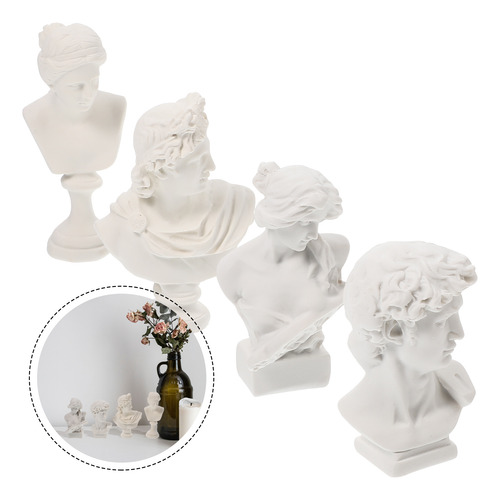 Esculturas Griegas En Miniatura, 4 Piezas