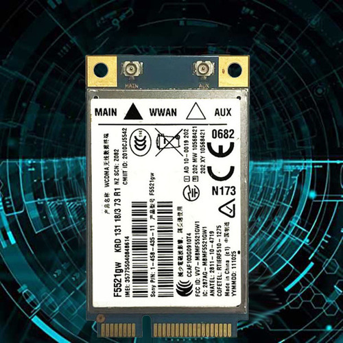 Tarjeta Wwan Universal F5521gw 21mbps Tarjeta 3g Wwan Wan Wc
