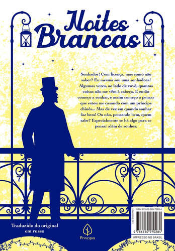 Imagem 2 de 2 de Noites brancas, de Dostoievski, Fiódor. Série Clássicos da literatura mundial Ciranda Cultural Editora E Distribuidora Ltda., capa mole em português, 2019