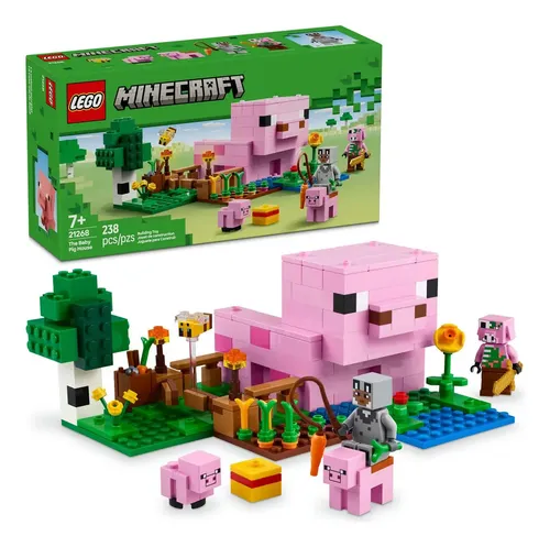 LEGO® Minecraft® La Casa-Cerdo Bebé 21268; Juguete de construcción para niños
