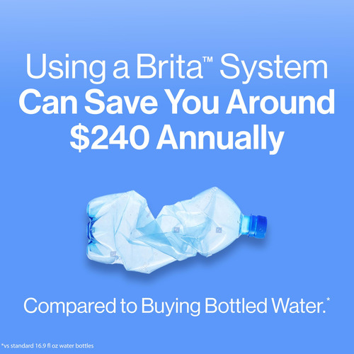 Jarra De Água Brita Large De 2,29 Libras Sem Bpa Com 1 Filtr