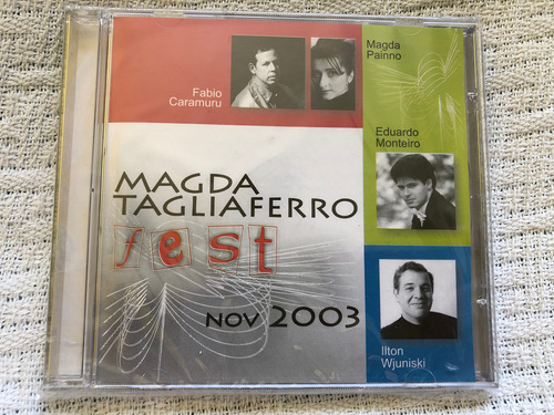 Cd Magda Tagliaferro Fest Nov 1 Edição 2003 Raridade Lacrado