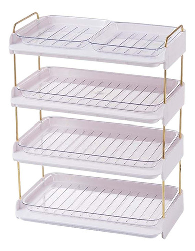 Estante De Almacenamiento De Verduras Para Platos 4 Niveles