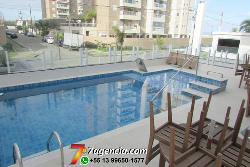Imagem 3 de 14 de Ch209 Apto Frente Pro Mar No Centro 2 Dorms 1 Suite 1 Vaga