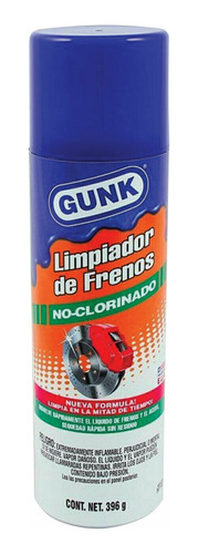 Limpiador De Frenos Y Partes Gunk No Clorinado Aerosol 396gr