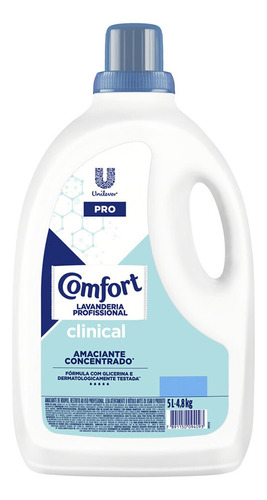 Amaciante Roupa Conc. Lavanderia Prof. Comfort Clinical 5l