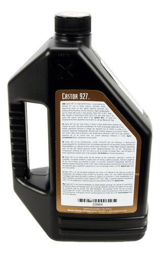 Aceite 2t Castor 927 2 Stroke Ricino Maxima 1.9l