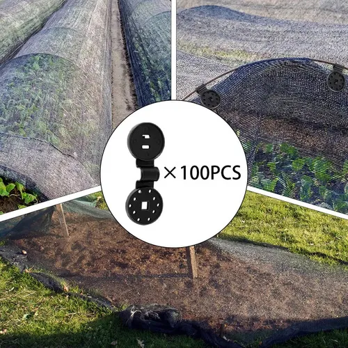Presilla Para Fijación De Telas - Agroclips - 100 Unidades. Color Negro