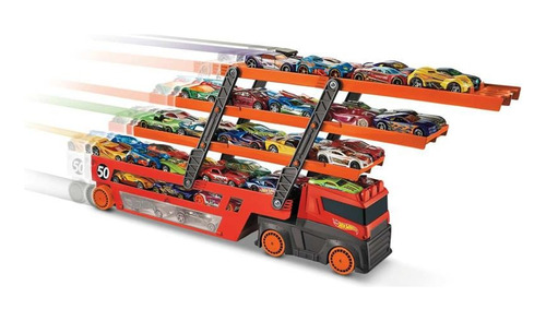 Hot Wheels City Mega Caminhão De Transporte Ghr48 - Mattel