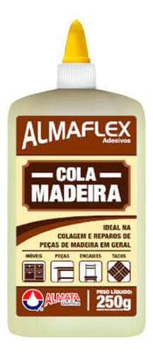 Cola P/madeira Almaflex 250gr