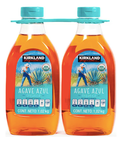 Jarabe De Agave Orgánico Kirkland Signature 2 Pzs De 1.02 Kg