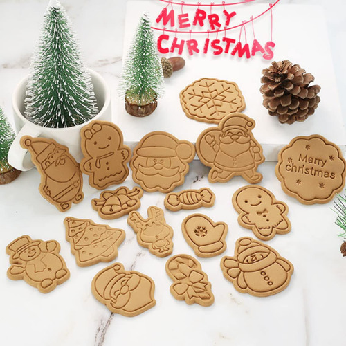 Moldes De Galletas Navideñas Muñecas De Nieve De Navidad