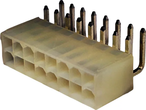 comprar Pack 80x Conector Mate-n-lok 8x2 Macho 90 Grados A Pcb