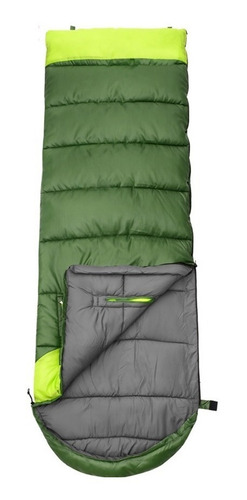 Sleeping Bag Bolsa De Dormir Parejas Izquierdo O Derecho Color Verde