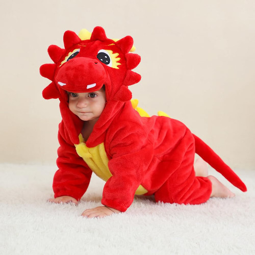 Para Perfect Mameluco Bebé Para Niño Invierno Dinosaurio