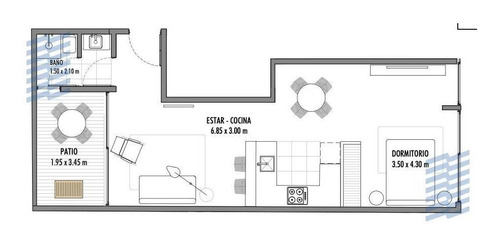 Imagen 2 de 18 de Departamento - Palermo 2 Ambientes Entrega Dic 2024 30 Cuotas 100% Financiado