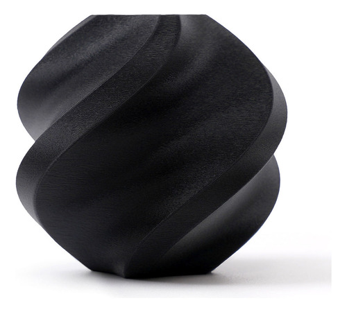 Filamento Bambu Lab Pla Matte Charcoal Preto 1kg 1.75mm Com Carretel Reutilizável E Chip Rfid Reconhecimento Automático Em Impressoras Bambu Lab, Alta Precisão E Qualidade