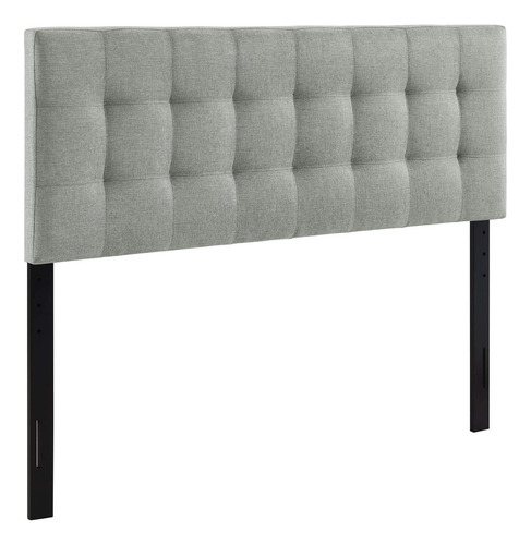 Respaldo de cama Modway Lily Queen 1.56 m x 1.33 m gris