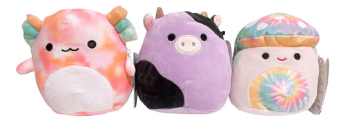 Squishmallows Juego De 3 Mini Muñecas De Peluche De 5 Pulgad