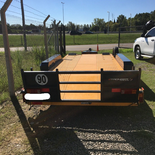 Trailer Basculante Hasta 5 Toneladas Con Malacate Impecable!