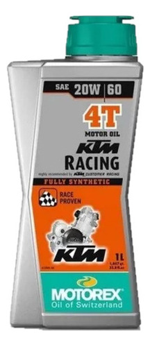 Motorex Aceite 4t Full Sint Ktm 20w60 1l Full Sintetico