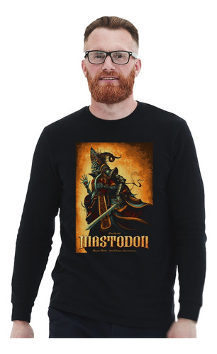 Polera Ml Mastodon San Diego California Rock Impresión Direc