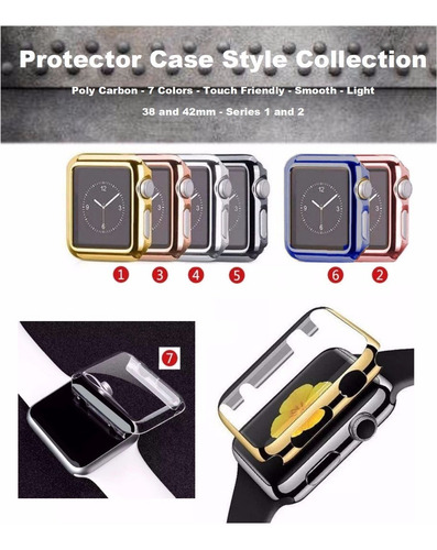 3x2 Case Protectores Con Marco Apple I Watch, 38/42mm