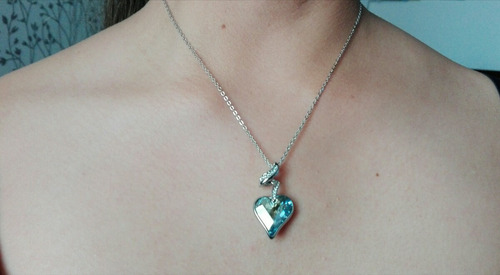 Collar Corazón Mujer Swarovski Regalo Ideal!!