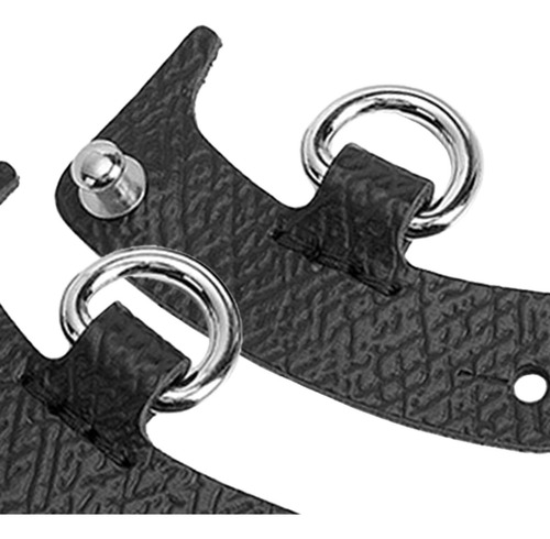 2 Correa De Bolsa Anillos En D Sin Saco De Boxeo Negro