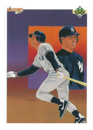 Barajita Steve Sax Upper Deck 1990 #18 Yankees New York