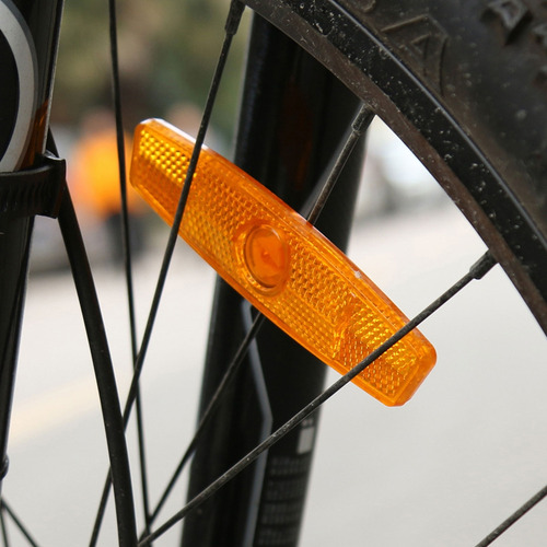 (o) Reflector De Advertencia De Bicicleta Para Andar En Bici