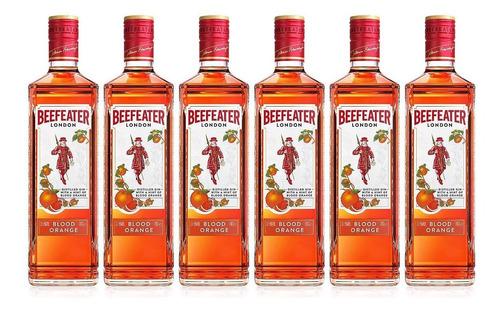 Gin Beefeater Blood Orange 700ml Edición Limitada Caja X6