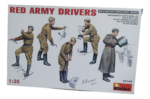 Miniart Kit 35144 Conductores Ejercito Ruso  1/35 Supertoys 