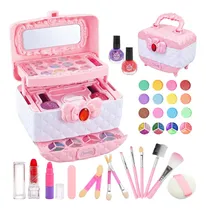 Comprar Maquillaje De Juguete Para Niñas Lavable Y No Tóxico, 24pzs