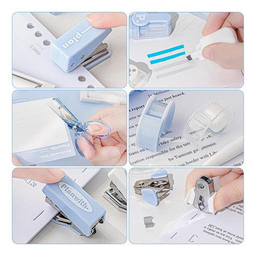 Kit De Suministros De Oficina De Hannafires 8pcs Establecido