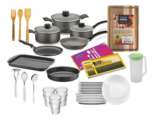 Set Juego De Cocina Batería 60 Piezas Tramontina LG