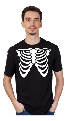 Remera Esqueleto -  - Disfraz Halloween Infantil