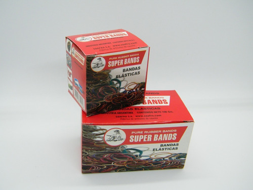 Bandas Elásticas Super Bands 40 Mm - Caja 250 Grs.