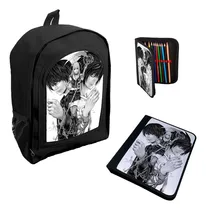 Comprar Combo Escolar Mochila Carpeta Cartuchera Death Note M9