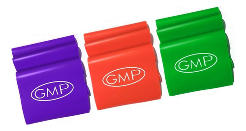 Banda Elástica Gmp T/tiraband 3 Resistencias Pilates Pack 3u