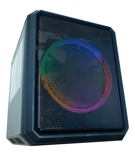 Gabinete K-mex Cg-01rc Microcraft Gamer Microatx / Itx Cor Preto