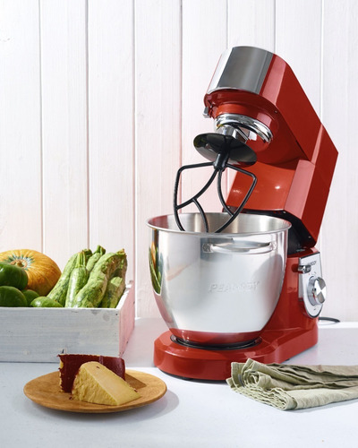 Imagen 9 de 10 de Batidora De Mesa Peabody Pe-bm190r 8 Velocidades 6.7 L