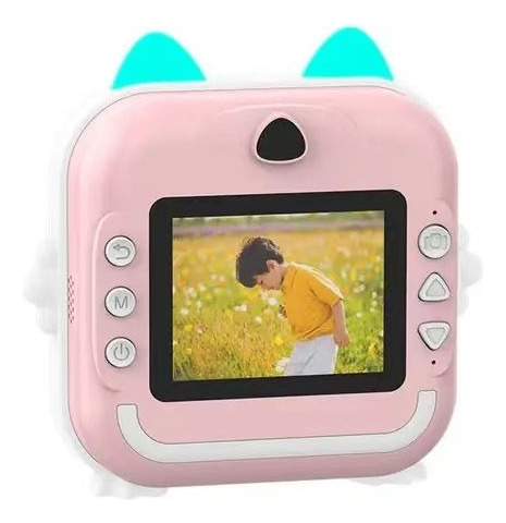 Cámara Hd De Impresión Instantánea Para Niños Sin Tinta2.4''