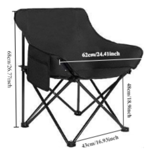 Sillas Plegables Para Acampar Y Pescar Al Aire Libre