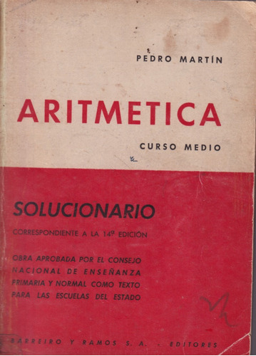 Aritmetica Pedro Martin Curso Medio 