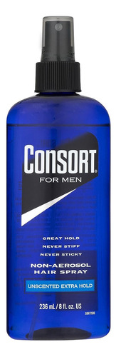 Consort Spray Para El Cabello Para Hombres, Sujeción Extra.
