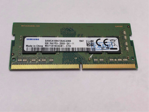 Memória Ram Samsung 8gb Pc4 2666v - M471a1k43cb1-ctd